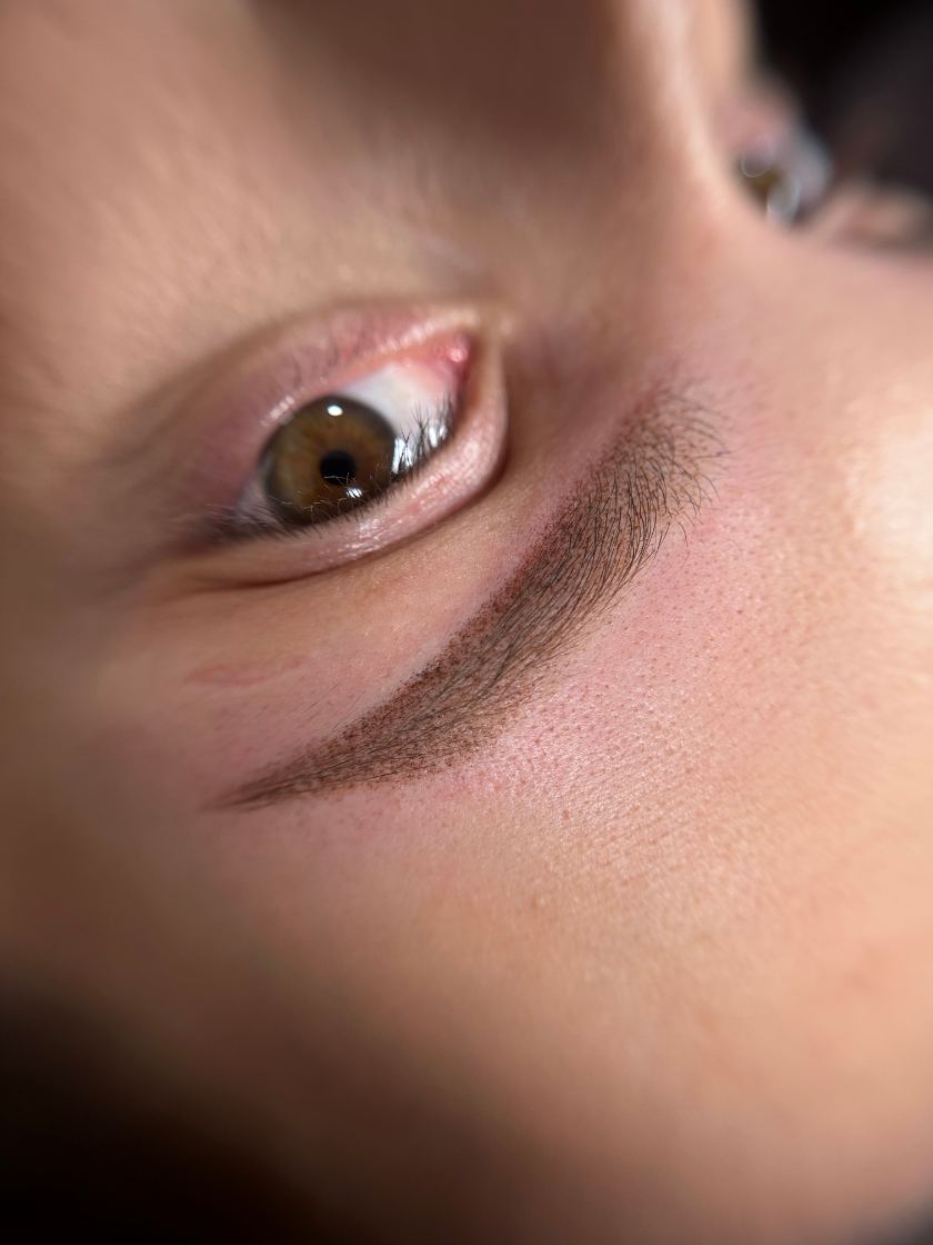 Soft Brows Augenbrauen-Pigmentierung Nahaufnahme
